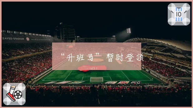 “升班马”暂时登顶